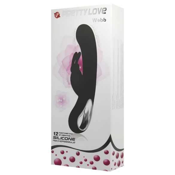 Pretty Love Webb - wasserdicht, Klitorisarm-Vibrator (schwarz)