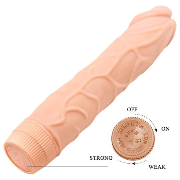 Baile Barbara - naturgetreuer Vibrator - 22,5 cm (natur)