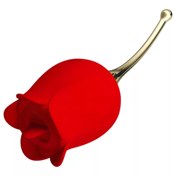 Pretty Love Rose Lover - Zungen-Vibrator 2in1 für die Klitoris (rot)