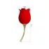 Pretty Love Rose Lover - Zungen-Vibrator 2in1 für die Klitoris (rot)