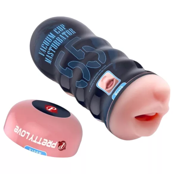 Pretty Love Vakuum Cup - lebensechte Mund-Masturbator (natur)