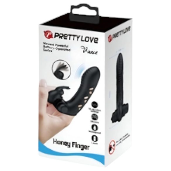 Pretty Love Vance - Klitoris-Finger-Vibrator (schwarz)