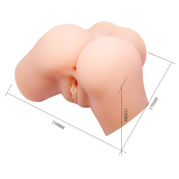 Crazy Bull - Naturgetreuer, vibrierender Masturbator in Po-Form