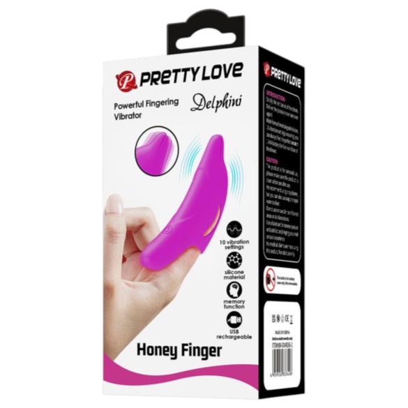 Pretty Love Delphini - Delphin Finger-Vibrator (lila)