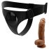 Pretty Love Harness - Universal-Gurt mit 17 cm Dildo (schwarz)