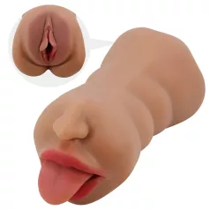 Crazy Bull - Mund- und Vaginal-Masturbator (natur)