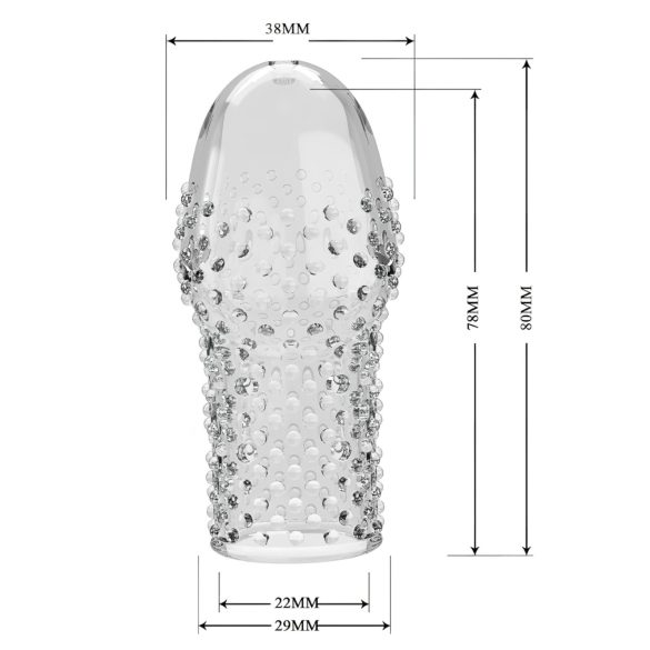 Pretty Love Becks - Penishülle (transparent)
