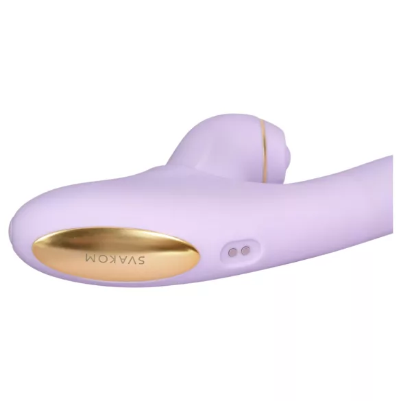 Svakom DuoGlow - Intelligenter G-Punkt- und Klitoris-Vibrator (Lila)
