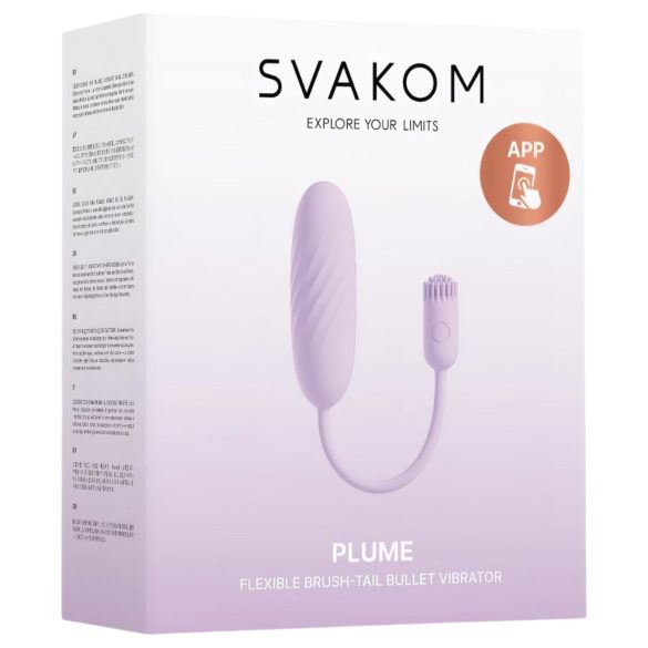 Svakom Plume - 2-in-1 Vibrations-Ei (lila)