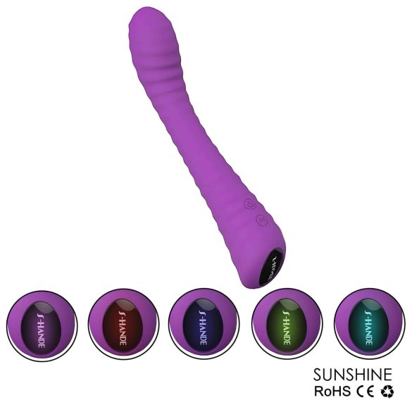Sex HD Sunshine - Akku G-Punkt Vibrator gerillert (Lila)
