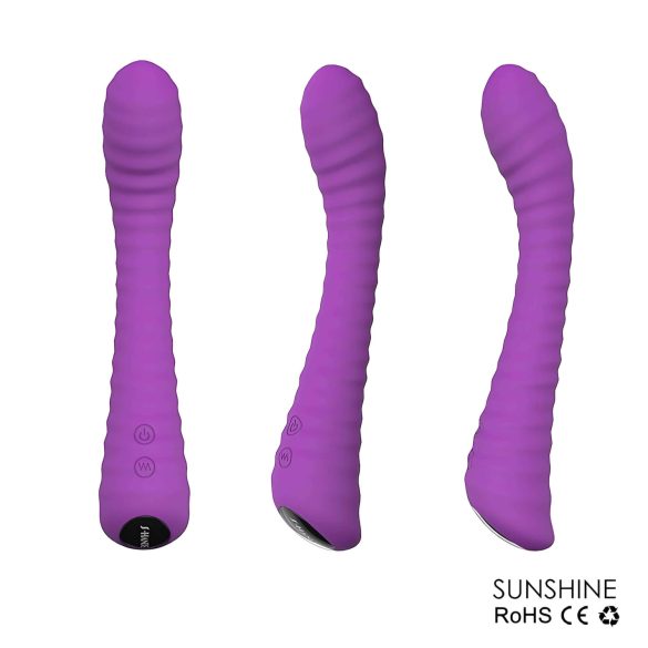 Sex HD Sunshine - Akku G-Punkt Vibrator gerillert (Lila)