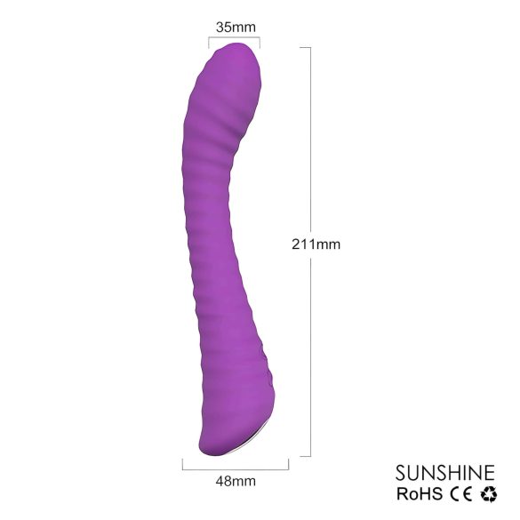 Sex HD Sunshine - Akku G-Punkt Vibrator gerillert (Lila)