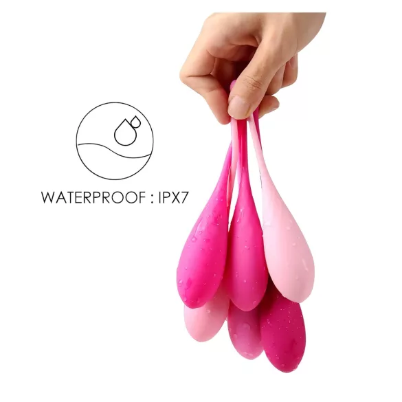 Sex HD Eier - 6er Set Liebeskugeln (pink)