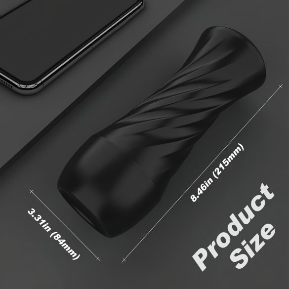 Sex HD Marcus - realistische Pussy im Etui (schwarz-natur)