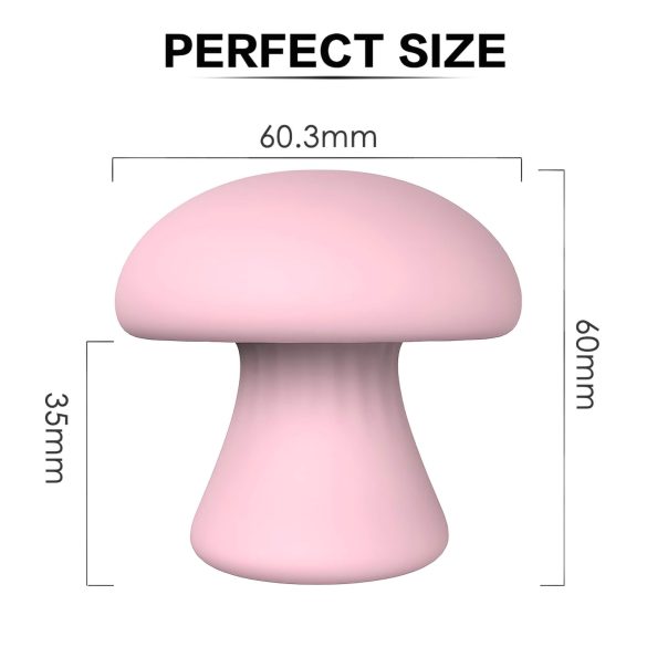Magic Mushroom - wiederaufladbares Gesichtsmassagegerät (pink)