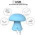 Magic Mushroom - Akku-Gesichtsmassager (blau)
