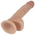Lovetoy Real Extreme - Saugnapf Dildo - 21cm (natur)