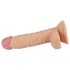 Lovetoy Real Extreme - Saugnapf G-Punkt Dildo mit Hoden - 19cm (natur)