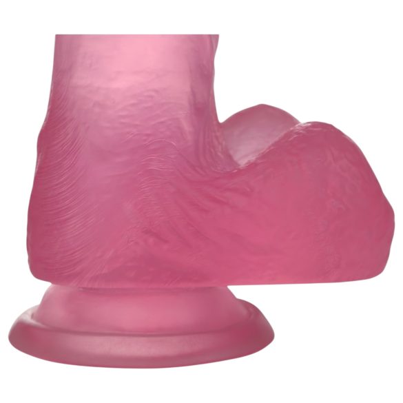 Lovetoy Jelly Studs - Saugnapf-Dildo - 15cm (pink)