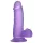Lovetoy Jelly Studs - Saugnapf Dildo - 15cm (lila)