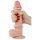 Lovetoy Sliding-Skin - zweischichtiger Dildo - 21cm (natur)