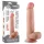 Lovetoy Sliding-Skin - zweischichtiger Dildo - 21cm (natur)