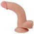 Lovetoy Sliding-Skin - zweischichtiger Dildo - 21cm (natur)