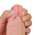 Lovetoy Sliding-Skin - Doppelschicht-Dildo - 23cm (natur)