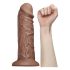 Lovetoy Chubby - Natürlicher Dildo mit Saugnapf, 25cm