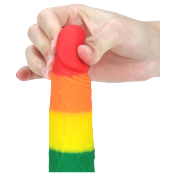 Lovetoy Prider - lebensechtes Dildo - 19cm (Regenbogen)