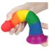 Lovetoy Prider - lebensechtes Dildo - 19cm (Regenbogen)