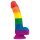 Lovetoy Prider - realistisch Silikondildo - 19cm (Regenbogen)