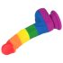 Lovetoy Prider - realistisch Silikondildo - 19cm (Regenbogen)