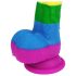 Lovetoy Prider - realistisch Silikondildo - 19cm (Regenbogen)