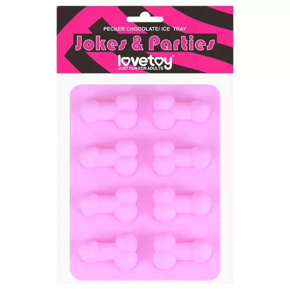 Penis-Eiswürfelform (pink)