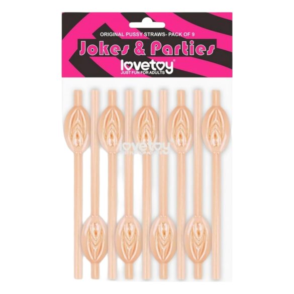 Lovetoy - Vagina-Strohhalm (natürlich)
