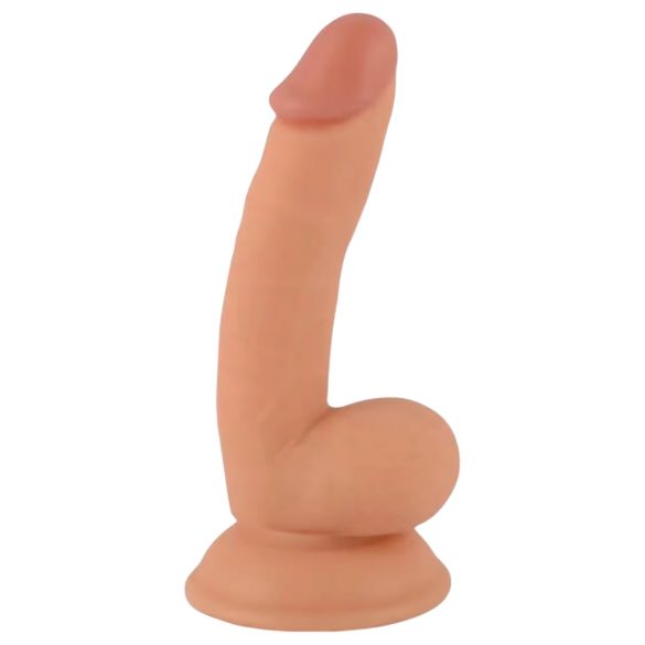 Mr. Rude - Realistischer Dildo mit Saugnapf und Hoden - 18cm (natur)