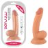 Mr. Rude - Realistischer Dildo mit Saugnapf und Hoden - 18cm (natur)