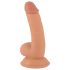 Mr. Rude - Realistischer Dildo mit Saugnapf und Hoden - 18cm (natur)