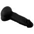 Mr. Rude - realistischer Dildo mit Saugnapf und Hoden - 19cm (schwarz)