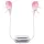 Lovense Gemini - App-gesteuerte vibrierende Brustwarzenklemmen (Pink)