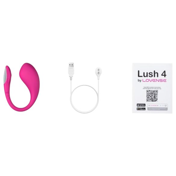 LOVENSE Lush 4 - intelligentes Vibro-Ei (pink)