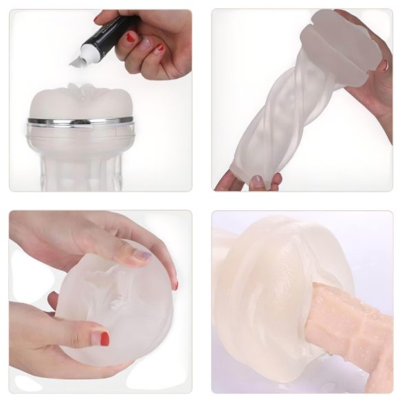 Tracy's Dog Crystal - realistische Masturbator-Muschi (transparent)