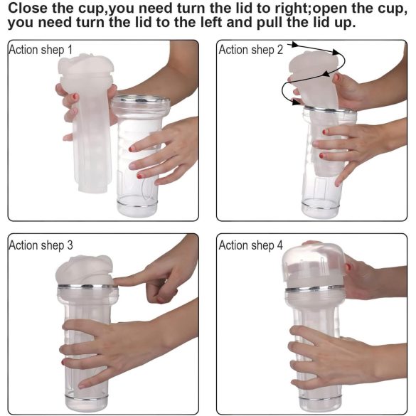 Tracy's Dog Crystal - realistische Masturbator-Muschi (transparent)