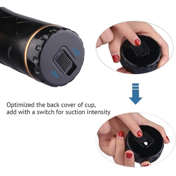 Tracy's Dog Cup - realistische schwarze Anal-Masturbator