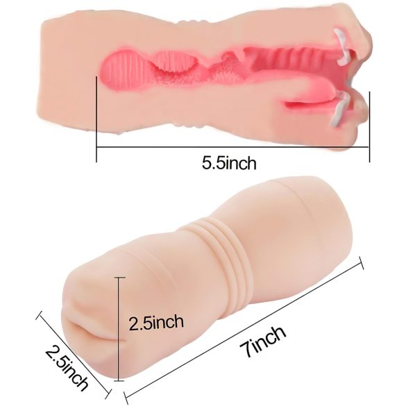 Tracy's Dog Cup - Realistische Mund-Masturbator mit Zähnen (natur)