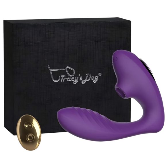 Tracy's Dog 2 - 2in1 Luftwellen-Vibrator (lila)