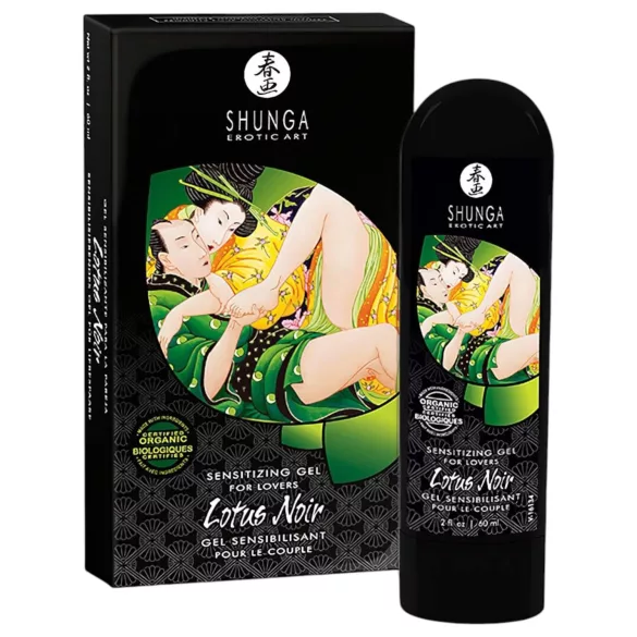 Shunga Lotus Noir - stimulierendes Unisex-Gel (60 ml)