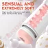 Leopard - Auf-Ab Vibrationsmasturbator (weiß)