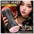 Leopard - Mund- und Kunstvagina-Penisvibrator (naturfarben)